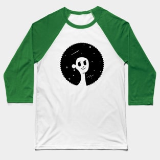 Curly Universe Baseball T-Shirt